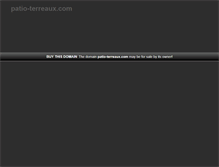 Tablet Screenshot of patio-terreaux.com